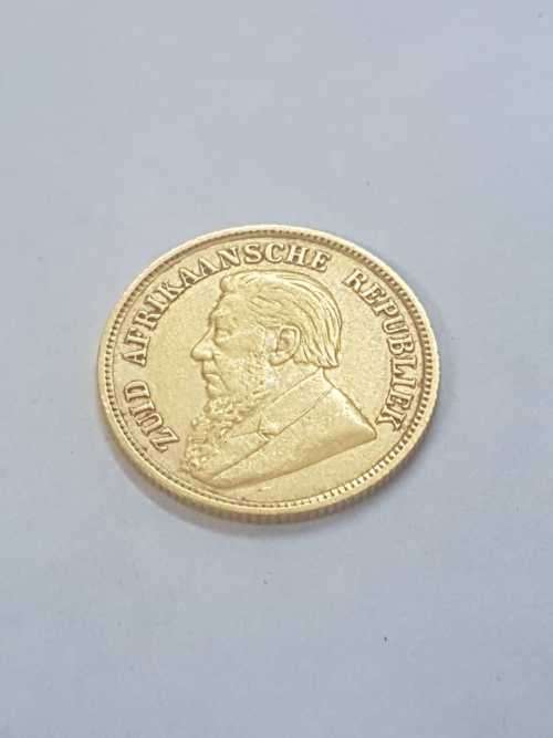 1896 ZAR GOLD HALFPOND
