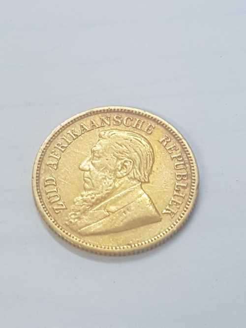 1895 ZAR GOLD HALFPOND