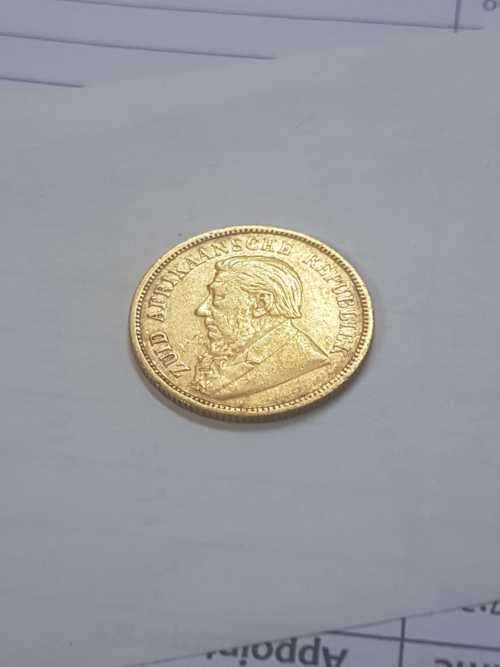 1894 ZAR GOLD HALFPOND