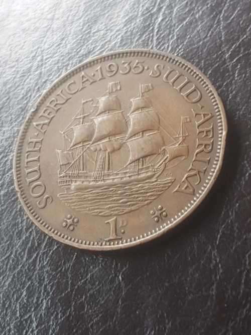 1935 SA UNION PENNY [Excellent]