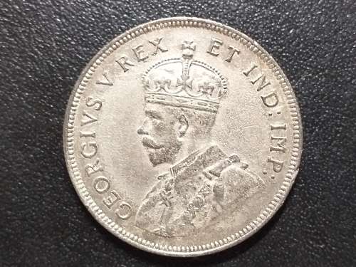 1924 EAST AFRICA SILVER 1 Shilling - George V