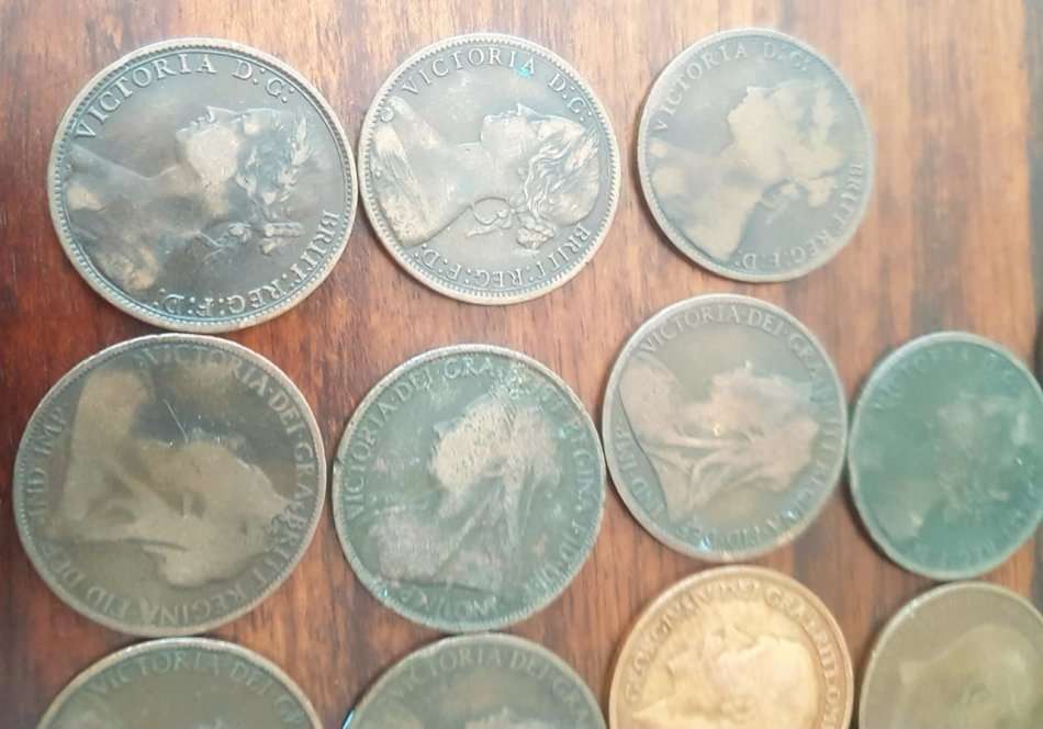 A LOT OF 65 BRITISH PENNY's FROM THE 1860's to early 1900's.