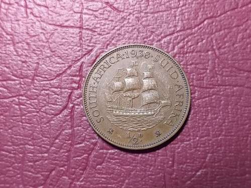 1938 SA UNION HALF PENNY