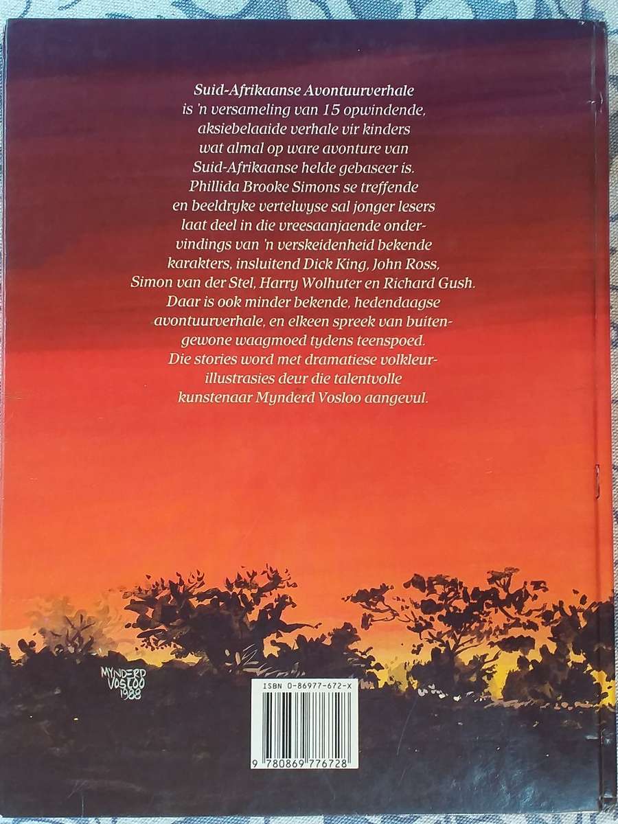 SUID-AFRIKAANSE AVONTUUR-VERHALE BY PHILLIDA BROOKE SIMONS