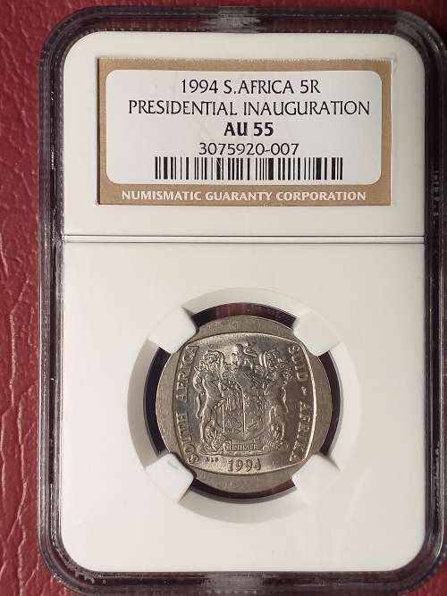 1994 RSA R5 NGC GRADED AU 55