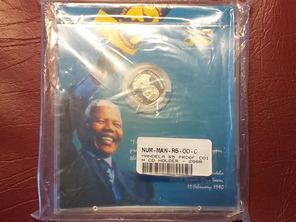 2000 RSA MANDELA PROOF COIN IN CD HOLDER