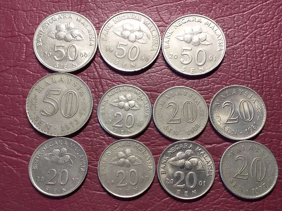 11 x COINS FROM MALAYSIA [Bid per coin to take all]