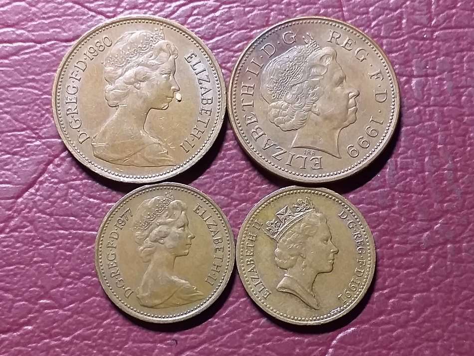 4 x BRITISH COINS  -  [Bid per coin to take all]