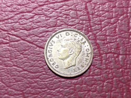 1939 BRITISH SILVER THREEPENCE