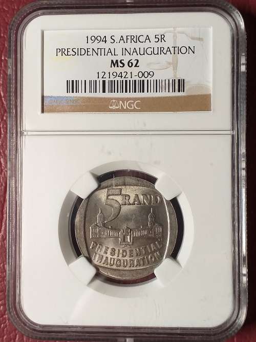 1994 RSA INAUGURATION R5 - NGC GRADED MS 62