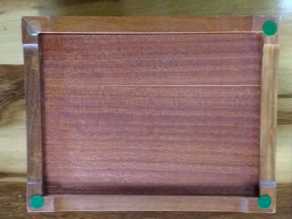 EMPTY WOODEN BOX FOR THE STAMPS OF ROYALTY IN EXCELLENT CONDITION