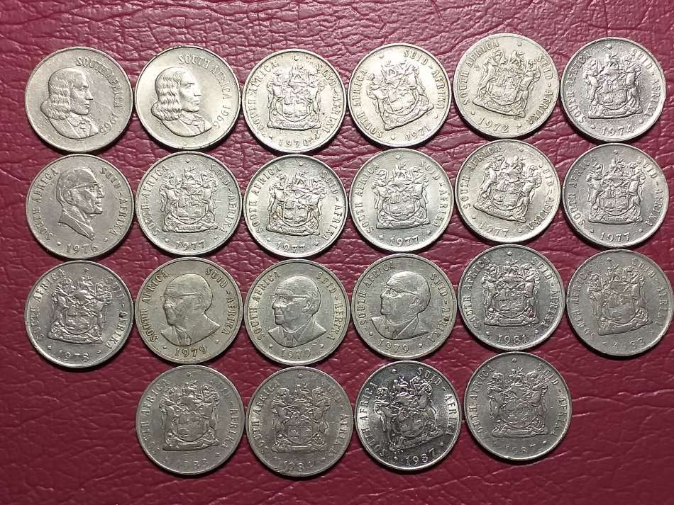 A LOT OF 22 RSA NICKEL 10 CENTS - [Bid per coin to take all]