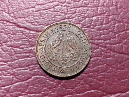 1955 SA UNION QUARTER PENNY