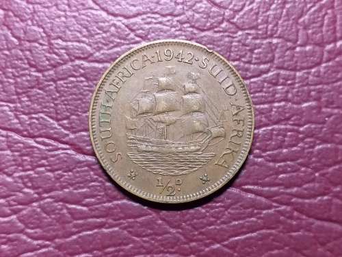 1942 SA UNION HALF PENNY
