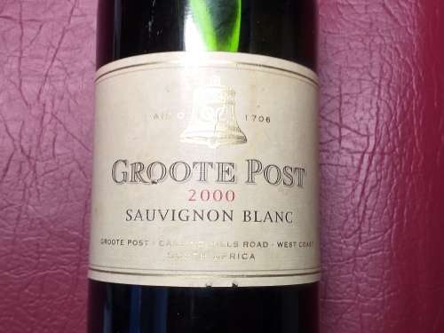 2000 GROOTE POST 750 ml SAUVIGNON BLANC - SEE DESCRIPTION