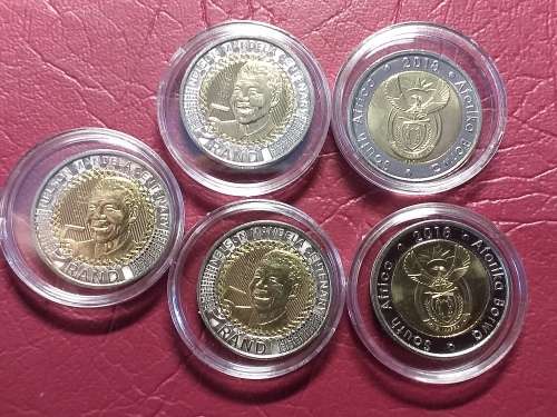 2018 RSA R5 MANDELA CENTENARY BRILLIANT UNCIRCULATED - [5 AVAILABLE TO TAKE ONE OR MORE]