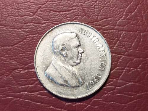 1967 RSA SILVER ONE RAND - [ENGLISH]