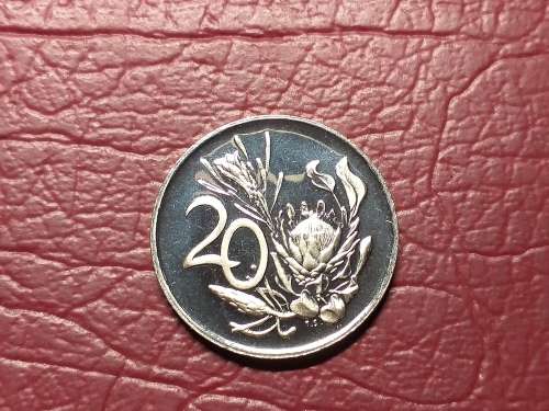 1980 RSA NICKEL 20 CENT - PROOF