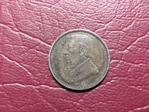 1896 ZAR STERLING SILVER SIXPENCE