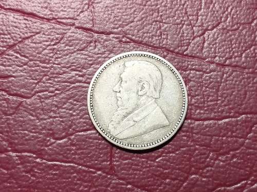 1892 ZAR STERLING SILVER SIXPENCE
