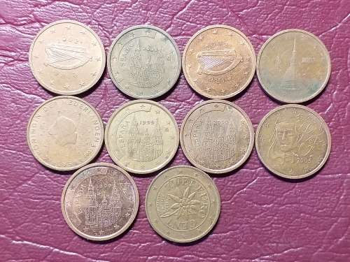 A LOT OF 10 x 2 EURO CENTS - [Bid per coin to take all.]