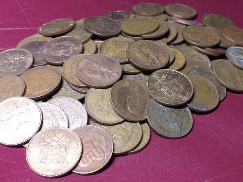 A LOT OF 100 RSA BRONZE 2 CENTS - [Bid per coin to take all.]