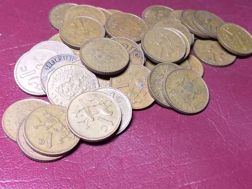 A LOT OF 40 RSA BRONZE 1 CENTS - [Bid per coin to take all.]