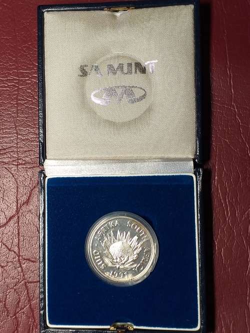 1991 RSA STERLING SILVER RAND - NURSING - PROOF IN SAM BOX