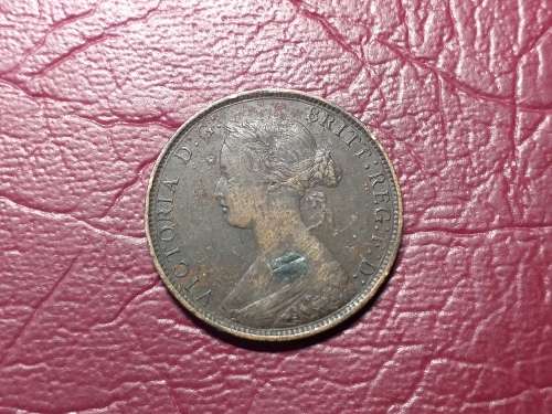 1861 BRITISH ½ Penny - Victoria
