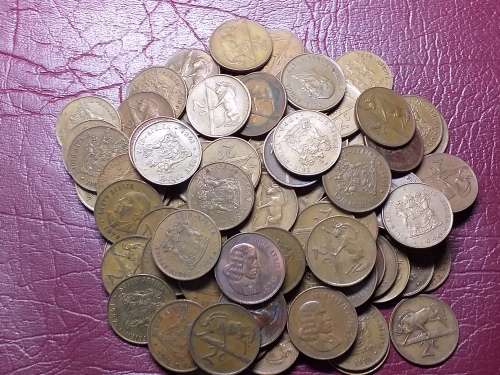 A LOT OF 100 RSA BRONZE 2 CENTS - [Bid per coin to take all.]