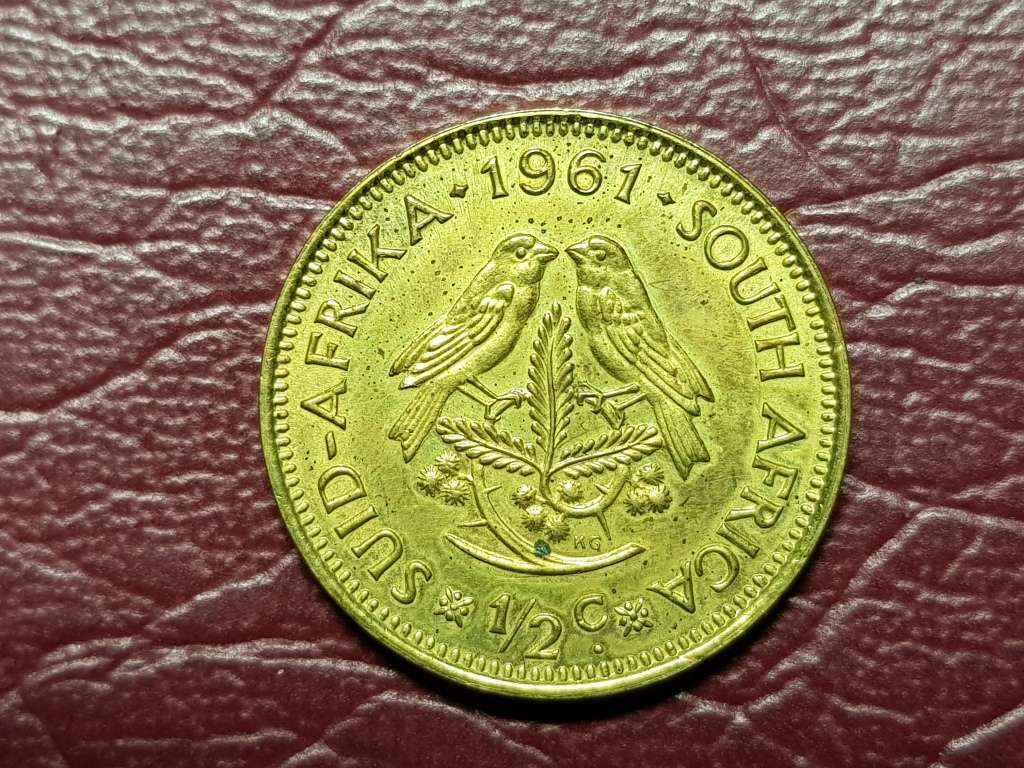 1961 RSA COPPER HALF CENT - Mint State