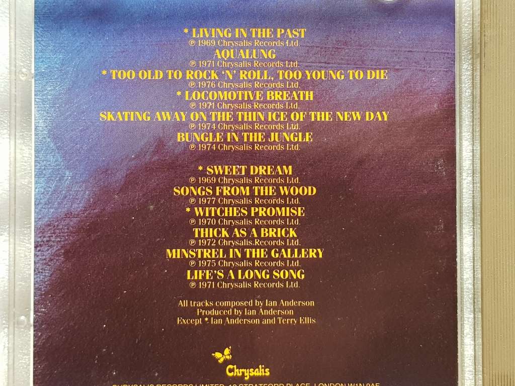 JETHRO TULL ORIGINAL MASTERS CD