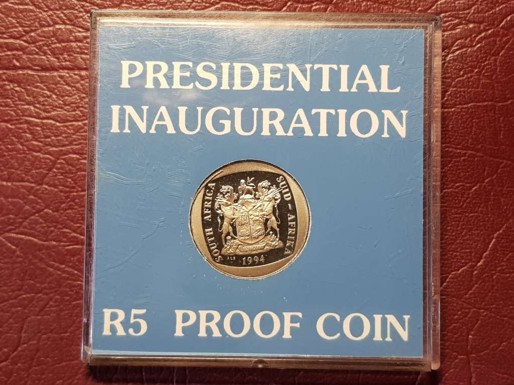 1994 RSA R5 - PRESIDENTIAL INAUGURATION - PROOF - CAPSULED