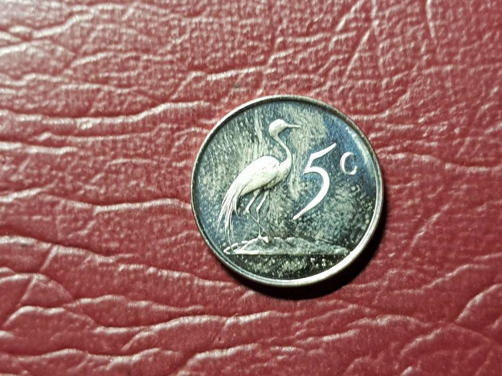 1965 RSA 5 CENT ENGLISH - PROOF