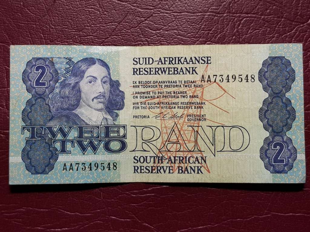 RSA Two Rand Notes - CL Stals