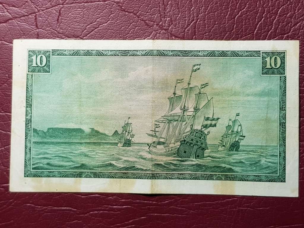 RSA 10 Rand Note - TW De Jongh