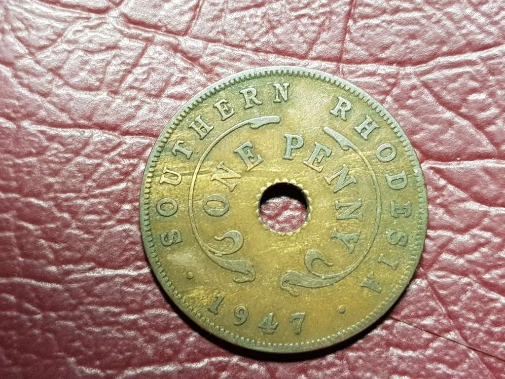 1947 Rhodesia Penny