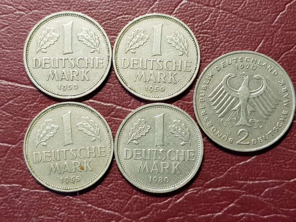 5 x Coins from Germany - [Bid per coin to take all]