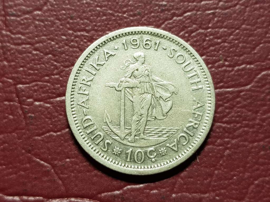 1961 RSA Silver 10 Cent