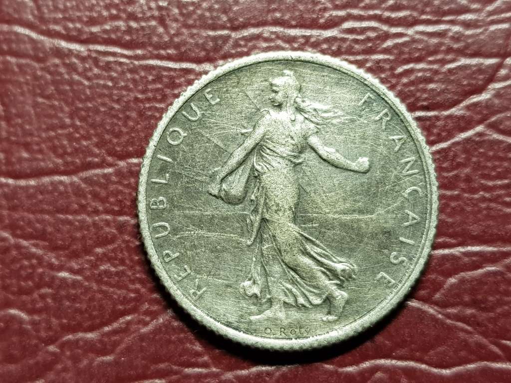 1915 France Silver 1 Franc