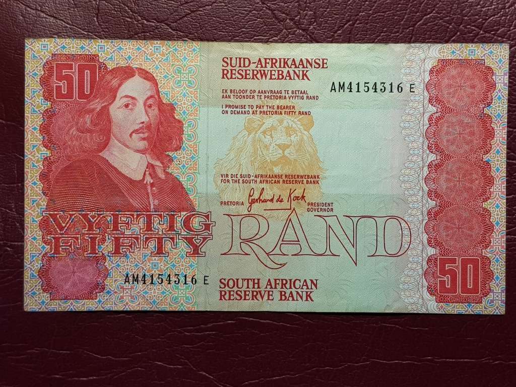 RSA R50 Note - Gerhard De Kock