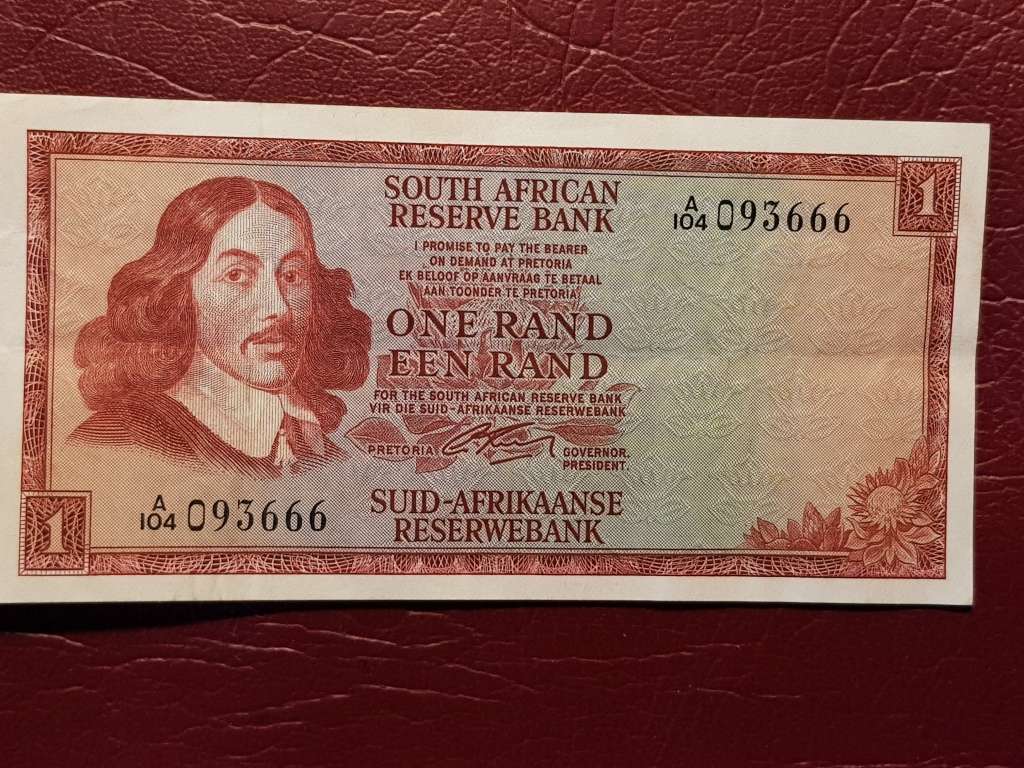 RSA R1 Note - G. Rissik - Springbok WTM