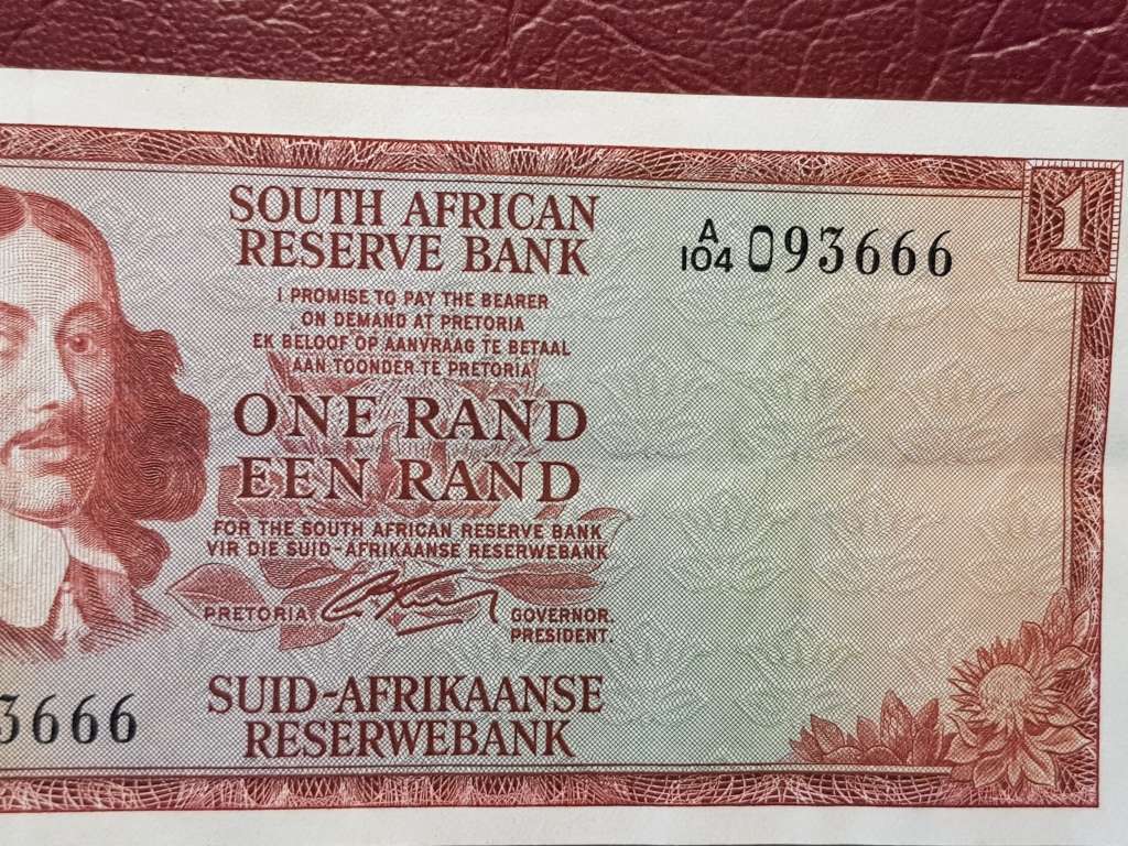 RSA R1 Note - G. Rissik - Springbok WTM