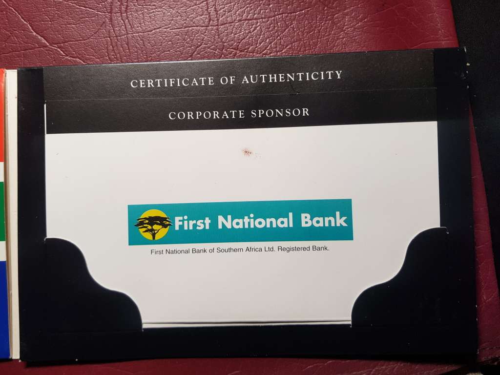 1994 Inauguration 195 g Toned Bronze Mandela Medallion With C.O.A.