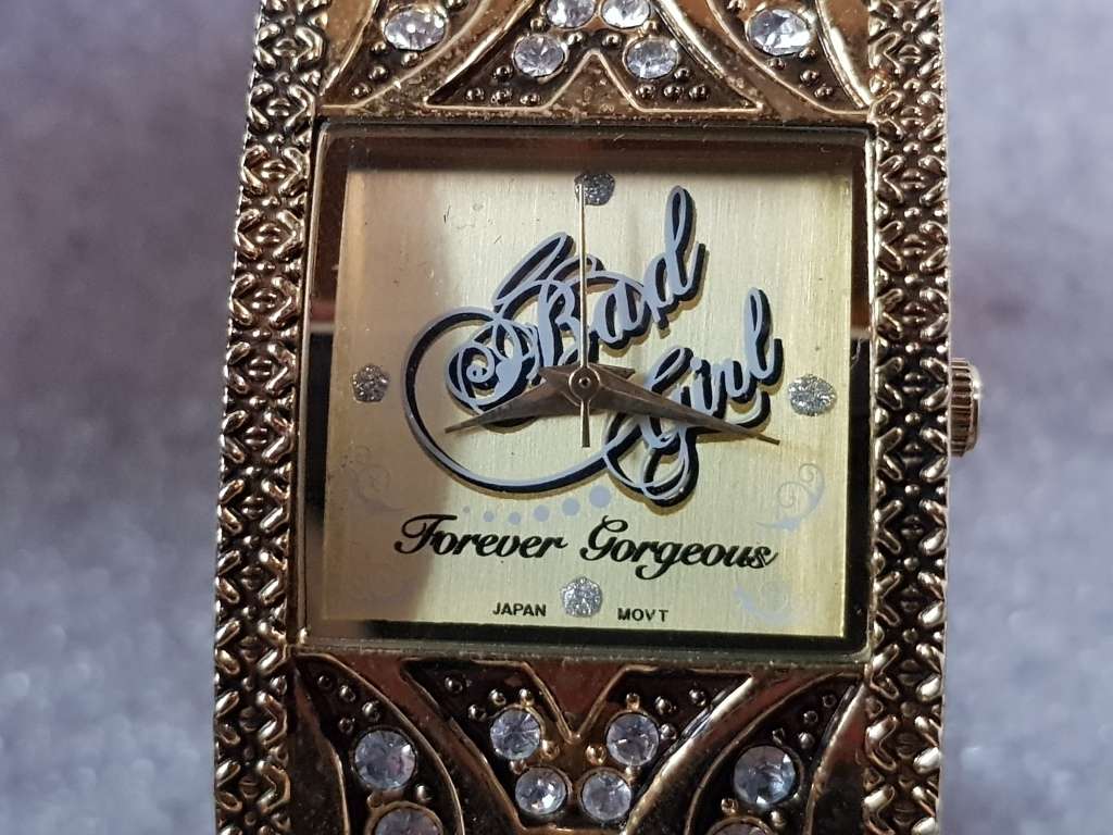 Bad Girl Watch In Original Box - Not Working
