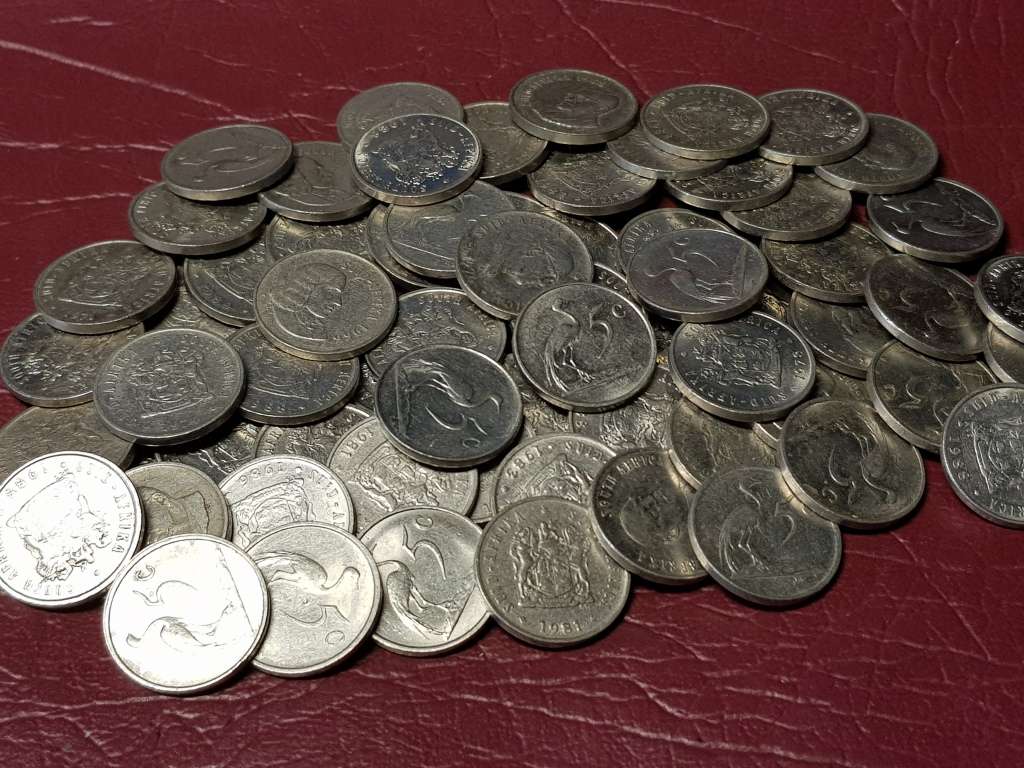 A Lot Of 65 RSA Nickel 5 Cents - [Bid per coin to take all]