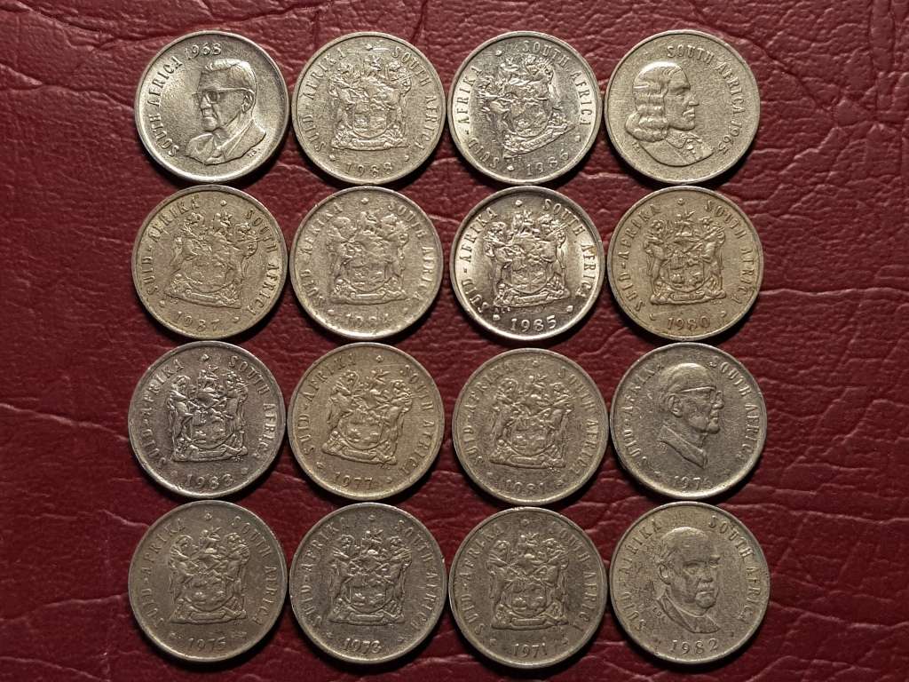 A Lot Of 16 RSA Nickel 5 Cents - Different Dates - [Bid per coin to take all]