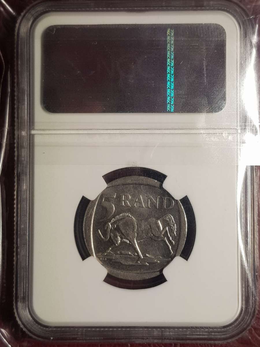 2000 RSA R5 Nelson Mandela - NGC Graded MS 63