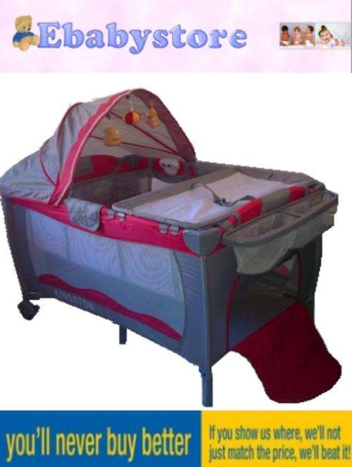 Camp Cot-KINGSTON(Grey & Red)-Brand New