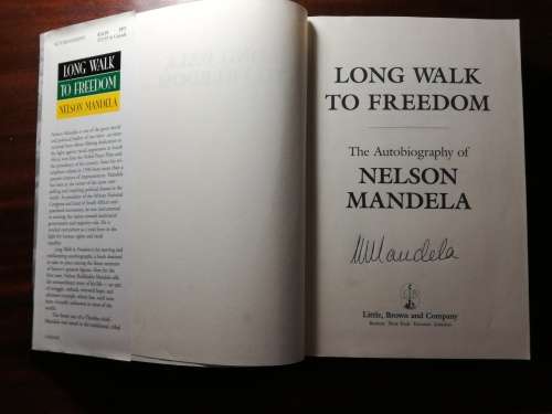 The Long Walk To Freedom, Signed by Nelson Mandela, First Edition 1994 + COA by C Greenfield